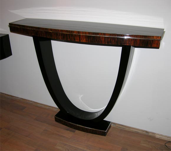French Art Deco Console Table