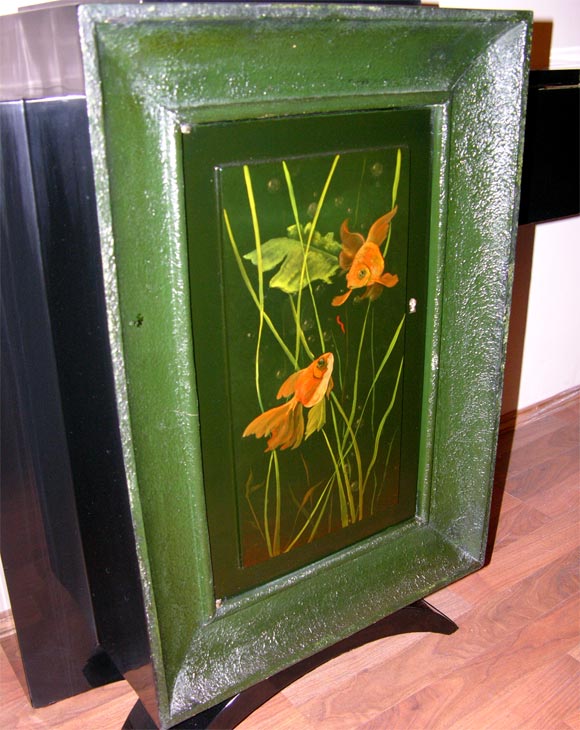 Mobiletto basso in stile Art Déco francese di René Drouet e Gaston Suisse in vendita 1