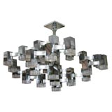 An Architectural Hanging Fixture by Sciolari for Lightolier