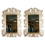 Pair of Carved Mirrors