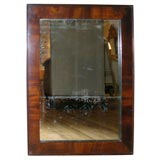 Small Mahogany Framed Mirror
