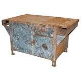 French Steel Industrial Cabinet