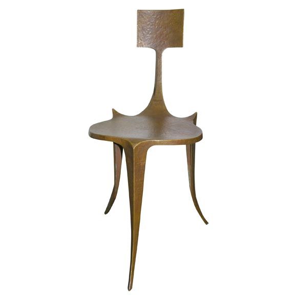 Bronze Chair "Mosquito"    by Yves Pagart  Limited Edition 6/50