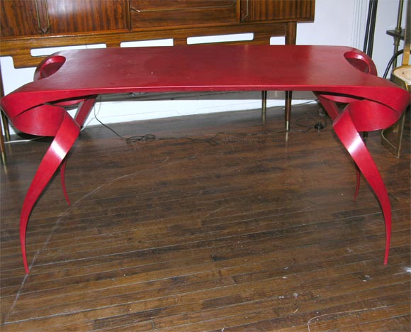 "Zebulette" Table by Yves Pagart     limited edition   No.3/16