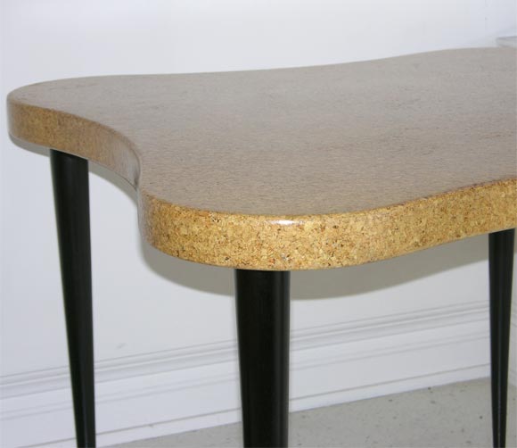 Cork-topped Game Table by Paul Frankl For Sale 1