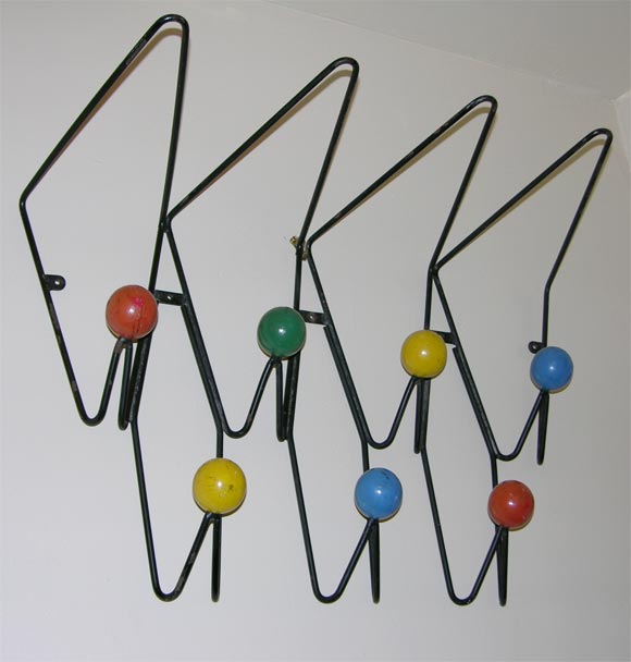 French wall coat rack