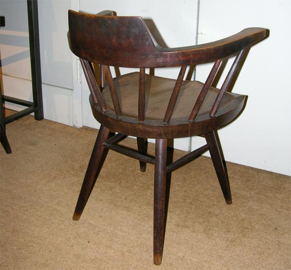 Set of Four Captian's Chairs by George Nakashima 2