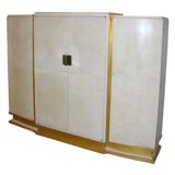 PARCHMENT CABINET BY JACQUES ADNET