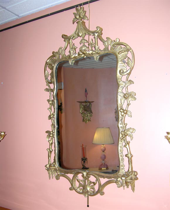 George II Giltwood Mirror, Thomas Johnson School
