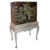 George I Coramandel Br Mtd Cabinet on Silver Gilt Base 18/19th c Antique George I Coramandel Br Mtd Cabinet on Silver Gilt Base 18/19th c