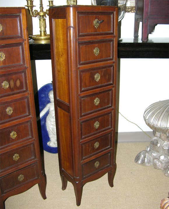 Pair of 18th century French chest of drawers