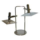 Cool Italian Chrome Adjustable Lamp
