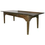 19th Century Rosewood and Cedro Farm Table