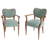 Pair of french arm chairs
