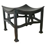 Aesthetic Movement Ebonized Thebes Stool