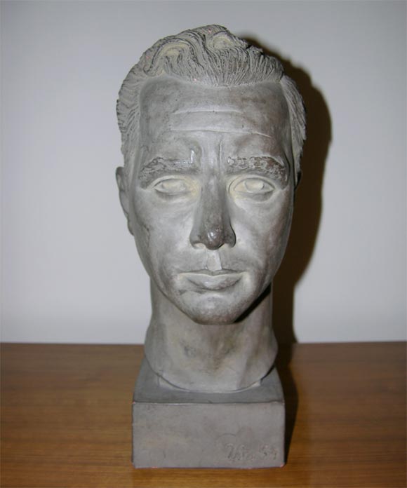 Mid-Century Terracotta Bust