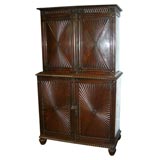 Antique Colonial Indian Rosewood Armoire