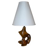 Abstract Wood Lamp