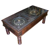 Indian Architectual Panel Mounted as a Coffee Table