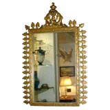 Antique Spanish Giltwood Mirror
