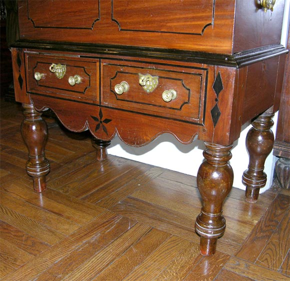 19th Century Sri Lankan Padouk Chest on Stand