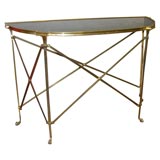 Bronze and Marble Console Table