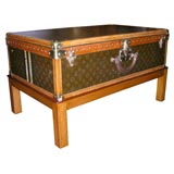 Louis Vuitton Trunk, on Modern Base