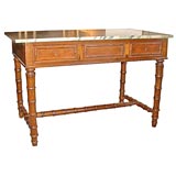 Faux Bamboo Edwardian Desk, Circa 1920