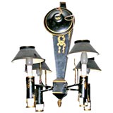 Reduced Tole Chandelier