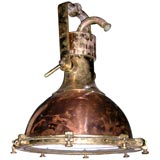 Copper and Brass Light Fixture