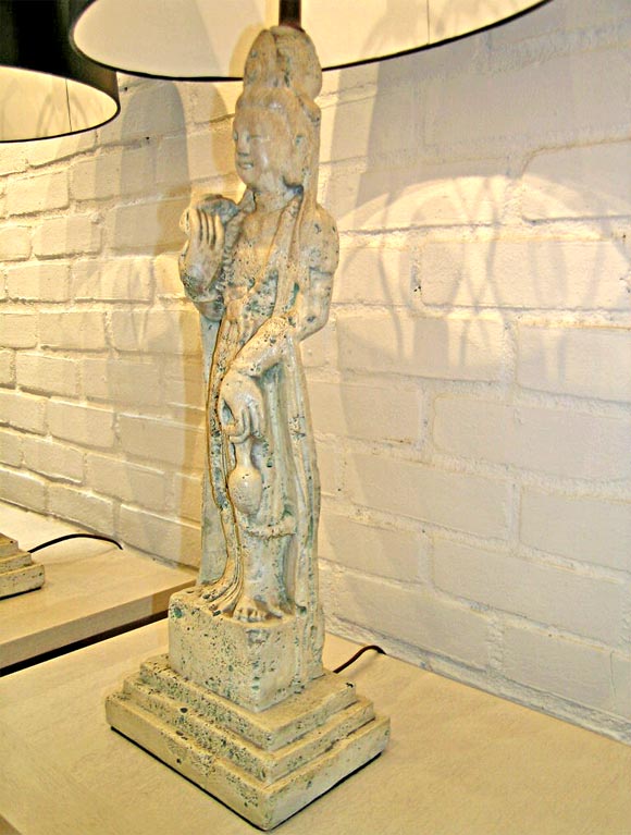 20th Century Asian figure lamps