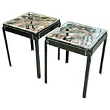 Pair of Side Tables by Jacques Adnet