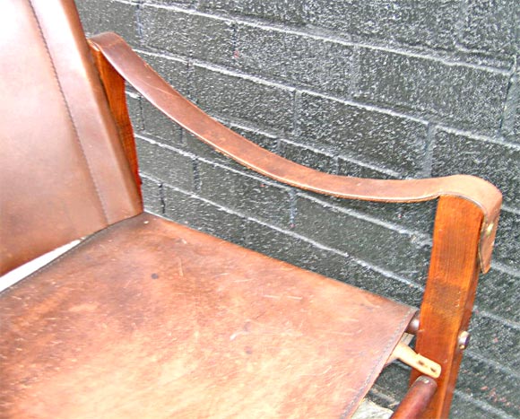 20th Century Safari Chair in the manner of Kaare Klint