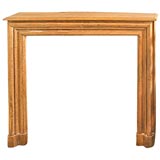 Antique Louis XIV oak mantle