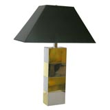 Patchwork Table Lamp by Paul Evans