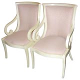 Pair of Armchairs by Karl Springer
