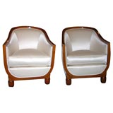 A pair of Art Deco Armchairs