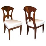Danhauser side chairs.