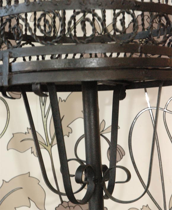 Handmade Wrought Iron and Metal Birdcage 1