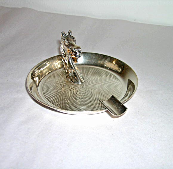 Mid-20th Century Hermes Sterling ashtray / Catch all For Sale