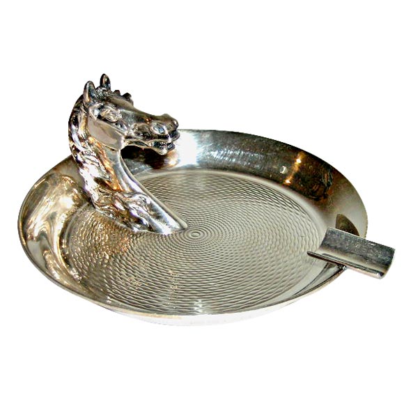 Hermes Sterling ashtray / Catch all For Sale