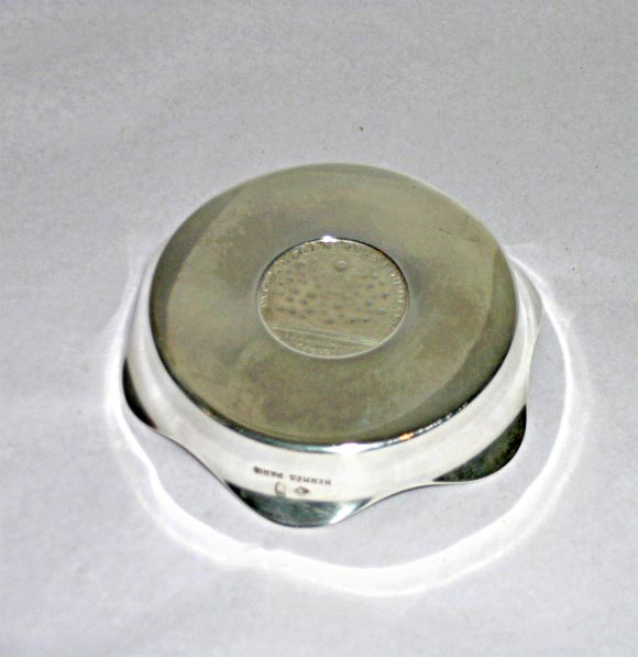 French Hermes Sterling ashtray / Catch all