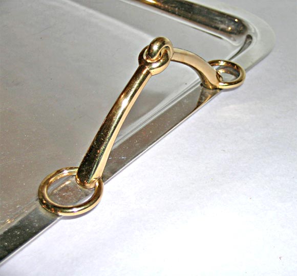 French Hermes serving tray