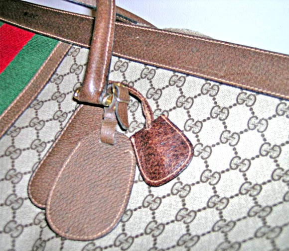 Vintage Gucci Duffle Bag at 1stDibs