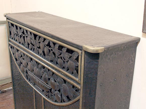 Iron French Art Deco Radiator Cover / Console