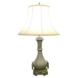 Louis XVI Style Silver Plated Lamp