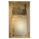 19th c. Trumeau Mirror
