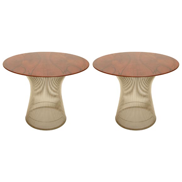 Pair of Side Tables By Warren Platner for Knoll