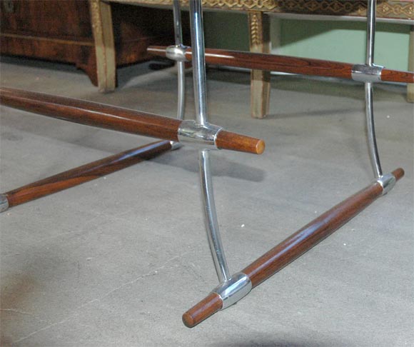 Rosewood Square Stretcher Coffee Table by Jens Quistgaard 2
