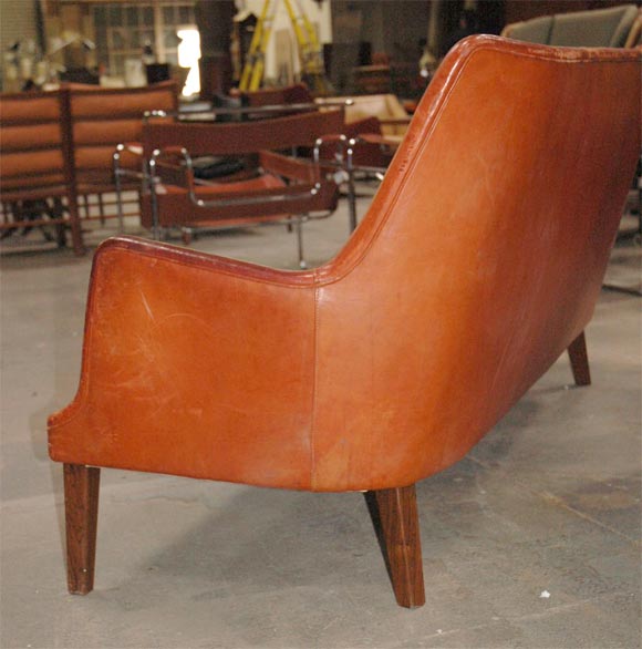 Leather Sofa made by Ivan Schlecter for Arne Vodder 3
